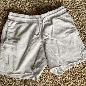 White mens Hollister Sweat shorts Size Medium NWOT
